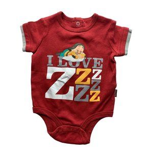 Disney Boys Baby Infant Size 0 3 Months I Love zzz's Sleepy 1 Piece Bodysuit Sho